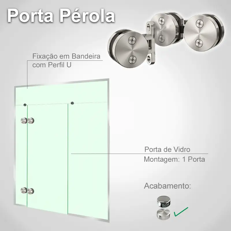 Bandeira 1 Folha Escovado